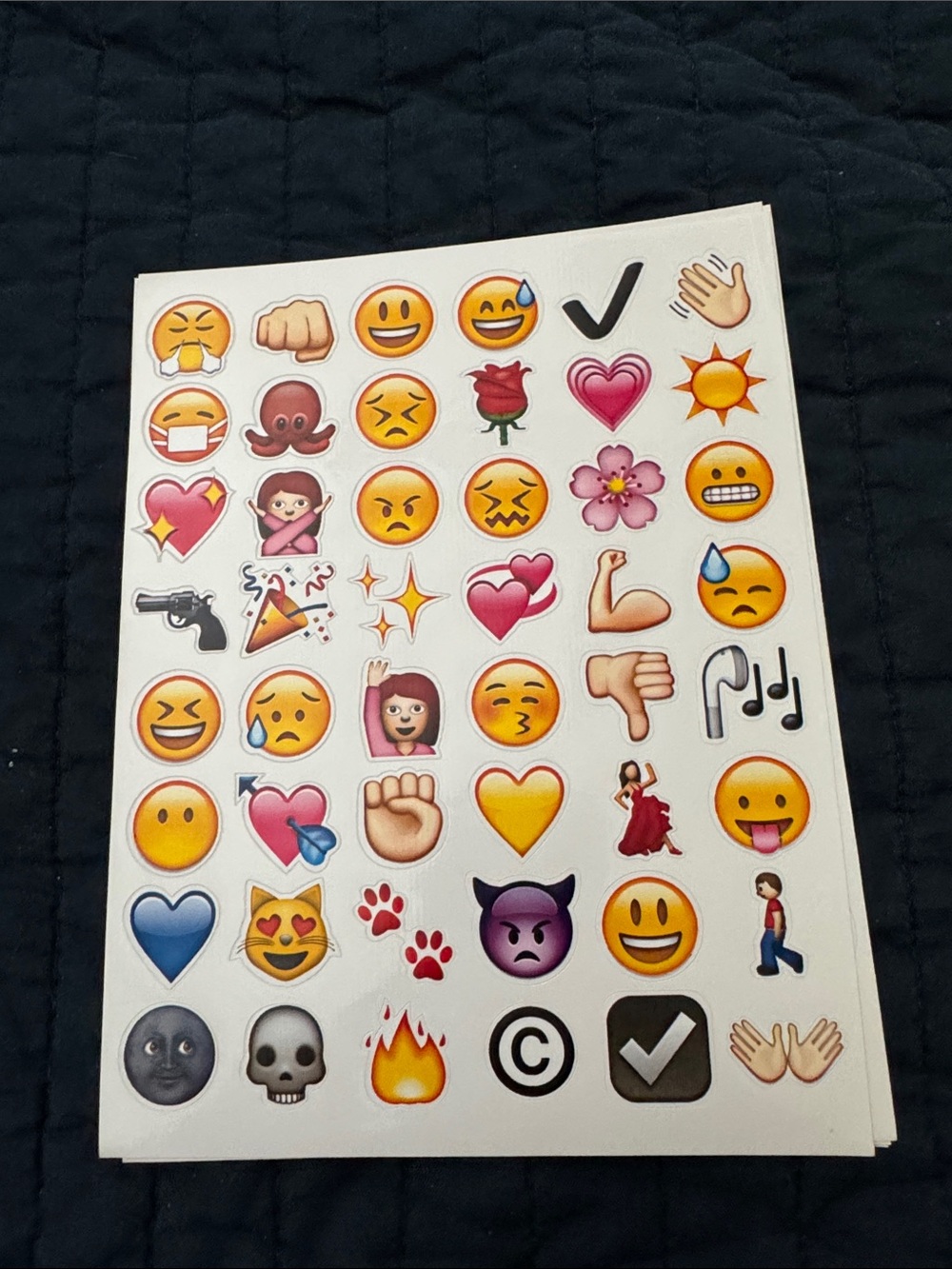 Emoji Themed Sticker Sheets - Picture 4 of 7